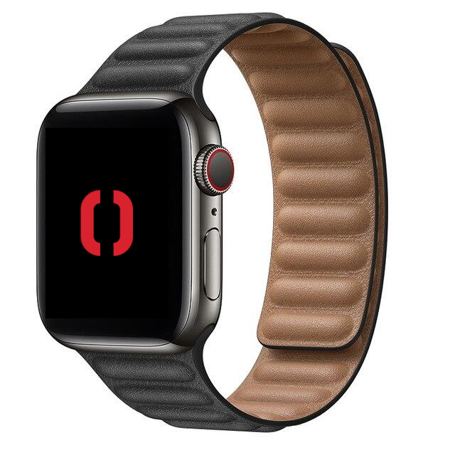 Leather Link Magnetic Strap for Apple Watch - Strapsology