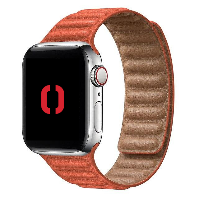 Leather Link Magnetic Strap for Apple Watch - Strapsology