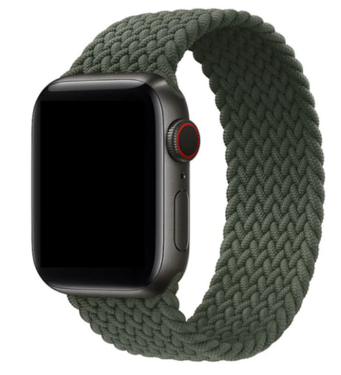 Nylon Braided Solo Loop Band for Apple Watch - Strapsology