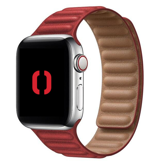 Leather Link Magnetic Strap for Apple Watch - Strapsology