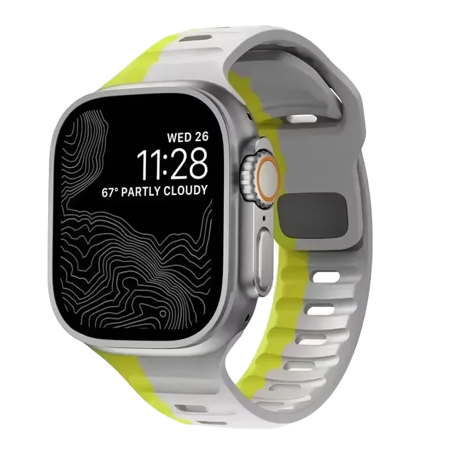 Soft Silicone Dual Strap for Apple Watch - Strapsology