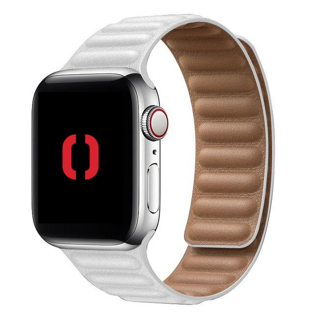 Leather Link Magnetic Strap for Apple Watch - Strapsology