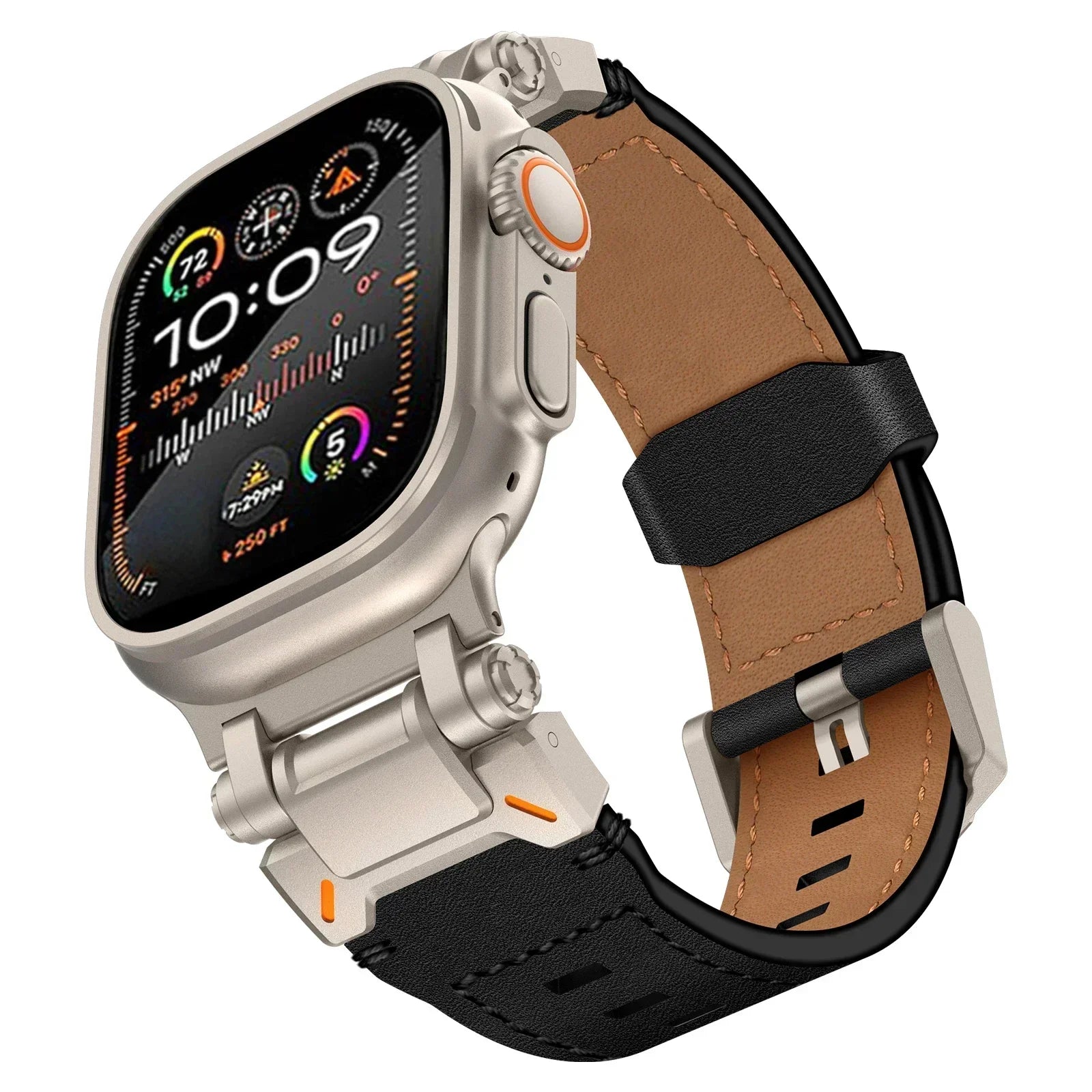 Explorer Leather Strap for Apple Watch Ultra - Strapsology