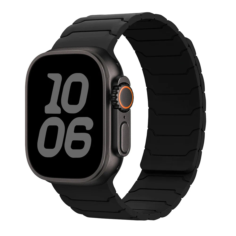 Magnetic Silicone Sport Strap for Apple Watch - Strapsology