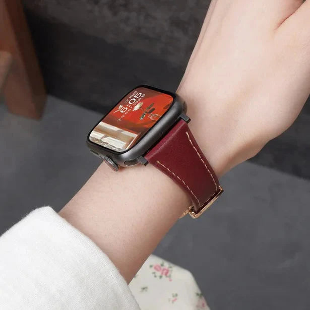Clover Magnetic Leather Strap for Apple Watch - Strapsology
