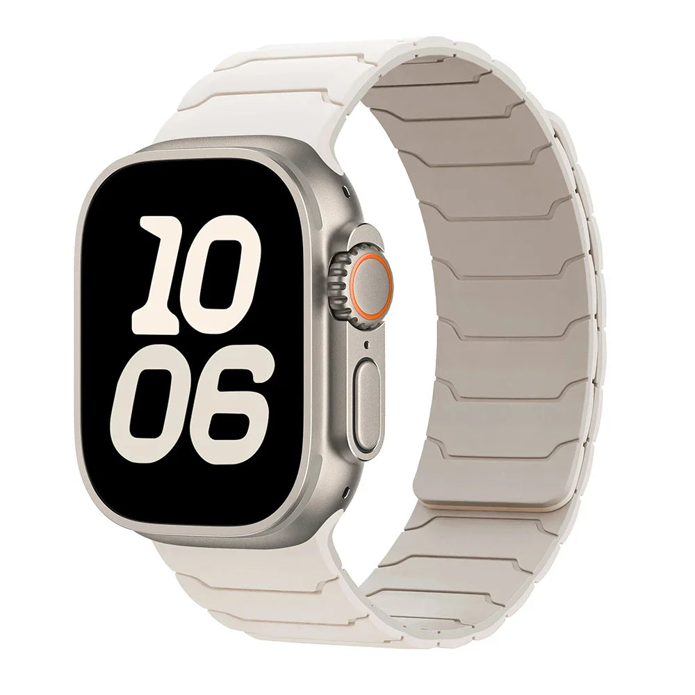 Magnetic Silicone Sport Strap for Apple Watch - Strapsology