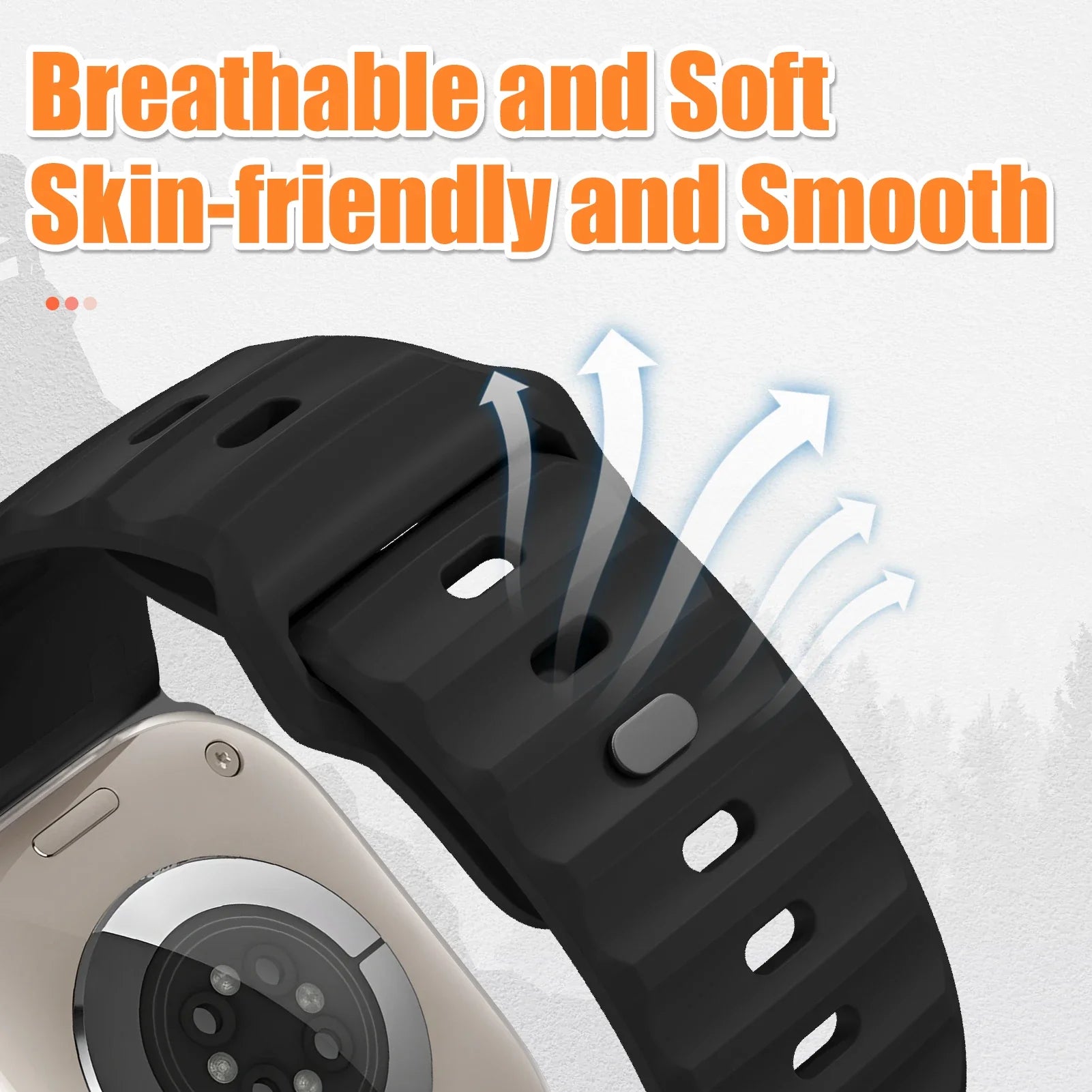 Soft Silicone 2.0 Strap for Apple Watch - Strapsology