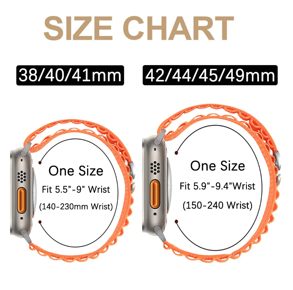 Ocean Silicone Tubular Strap For Apple Watch Ultra - Strapsology