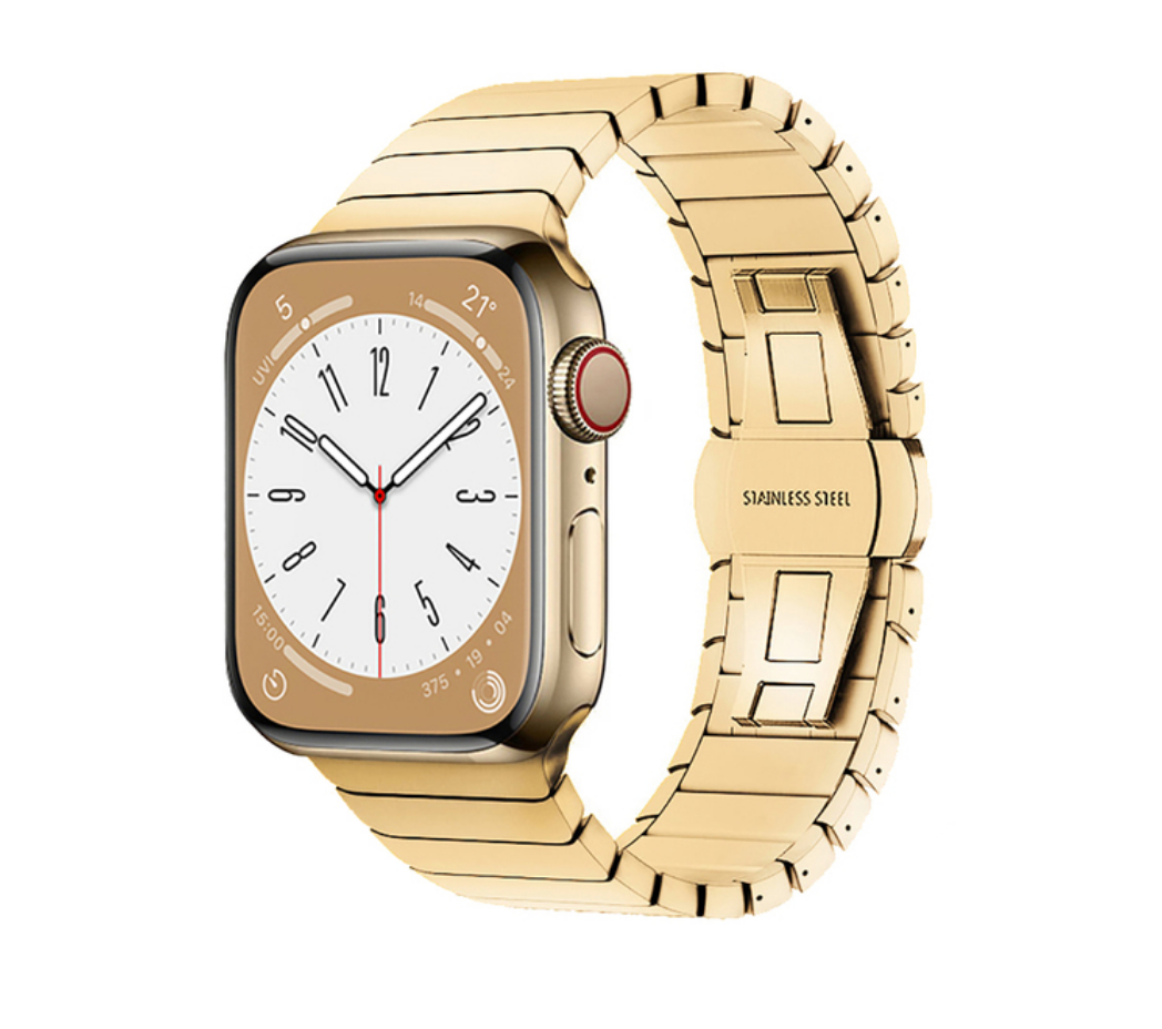 Stainless Steel Link Strap for Apple Watch - Strapsology