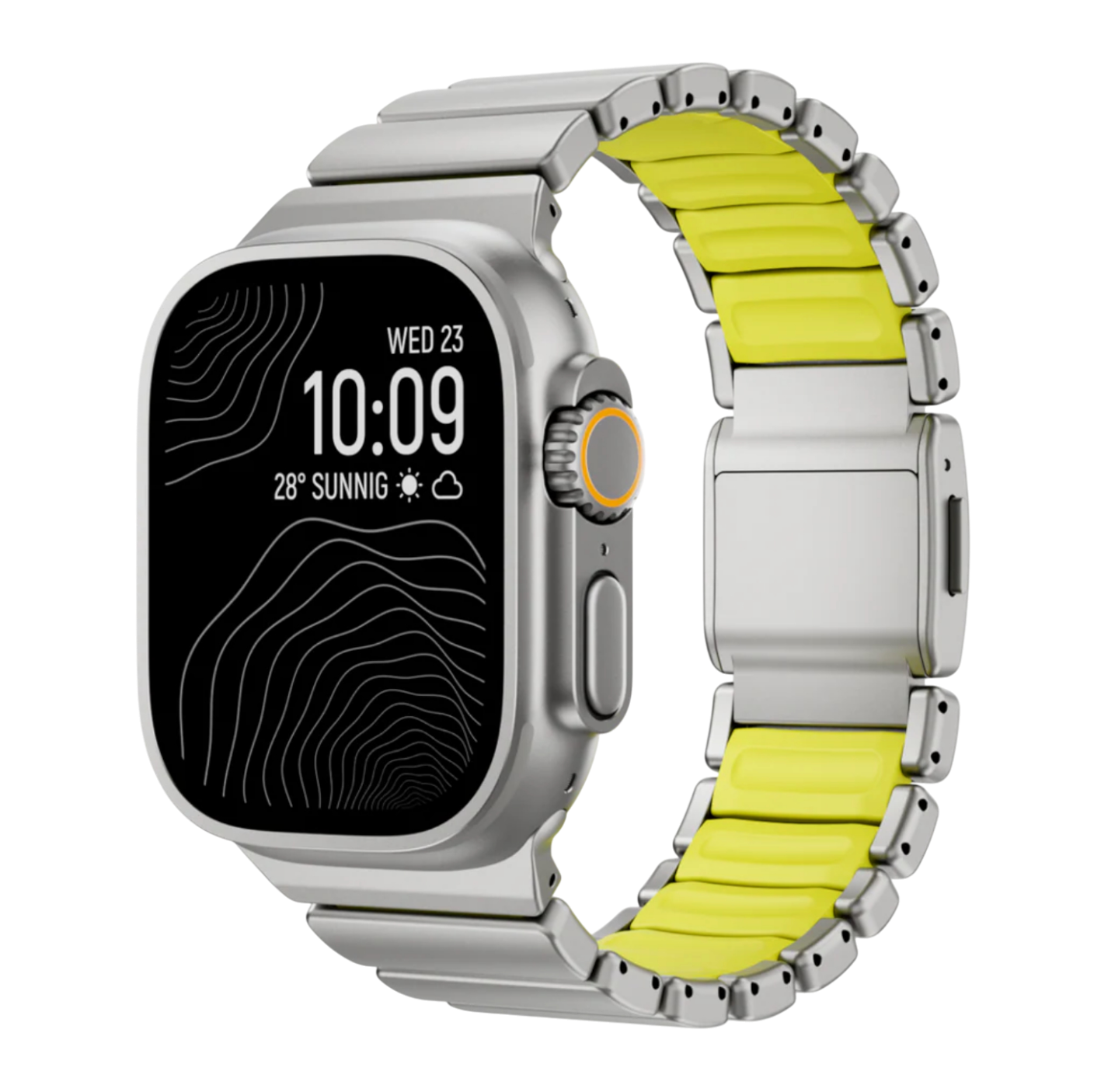 Titanium Silicone Magnetic Strap for Apple Watch