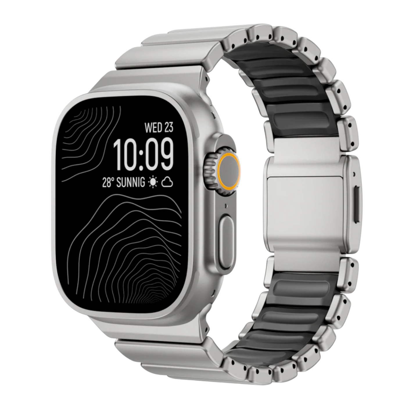 Titanium Silicone Magnetic Strap for Apple Watch
