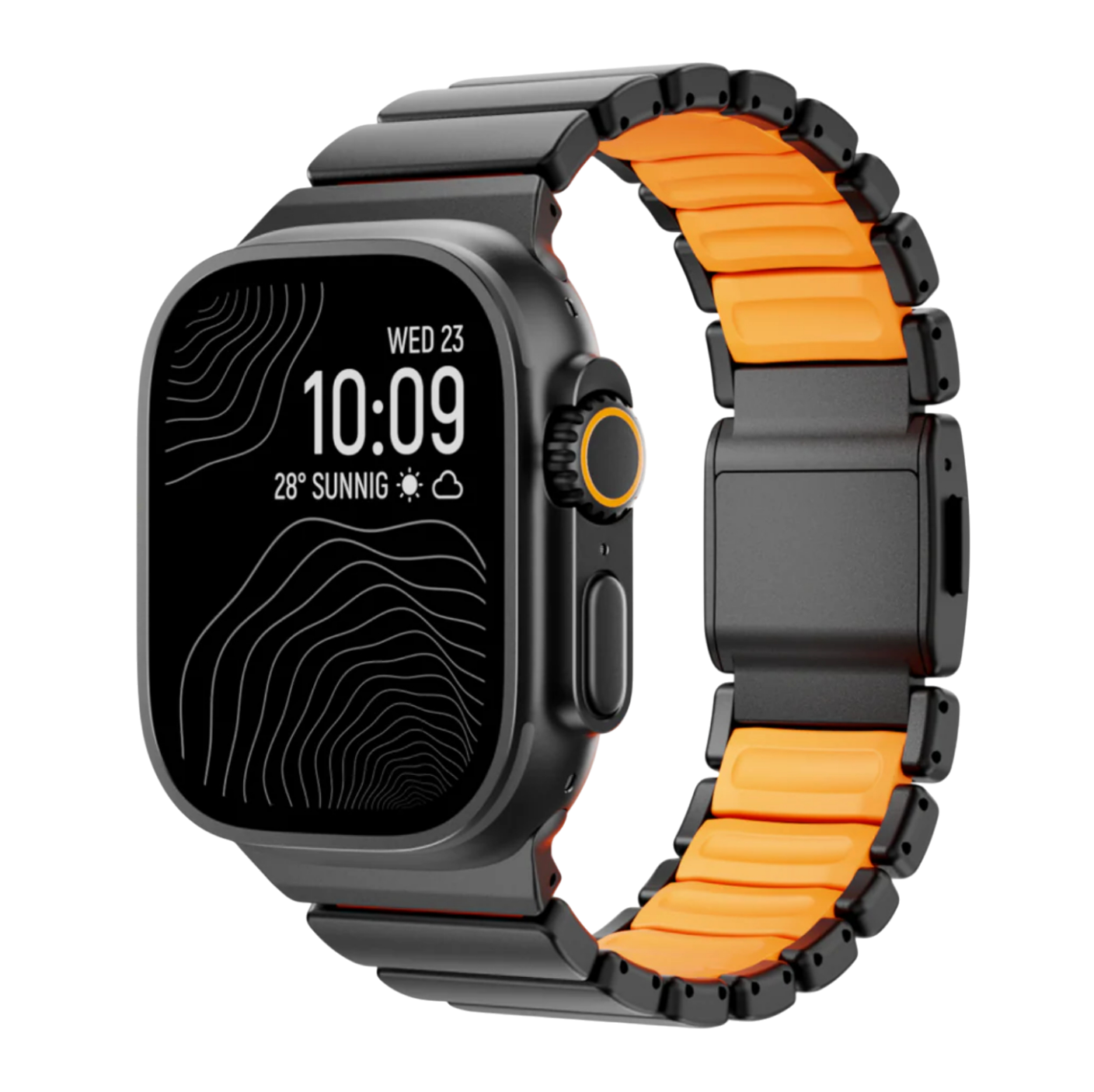 Titanium Silicone Magnetic Strap for Apple Watch