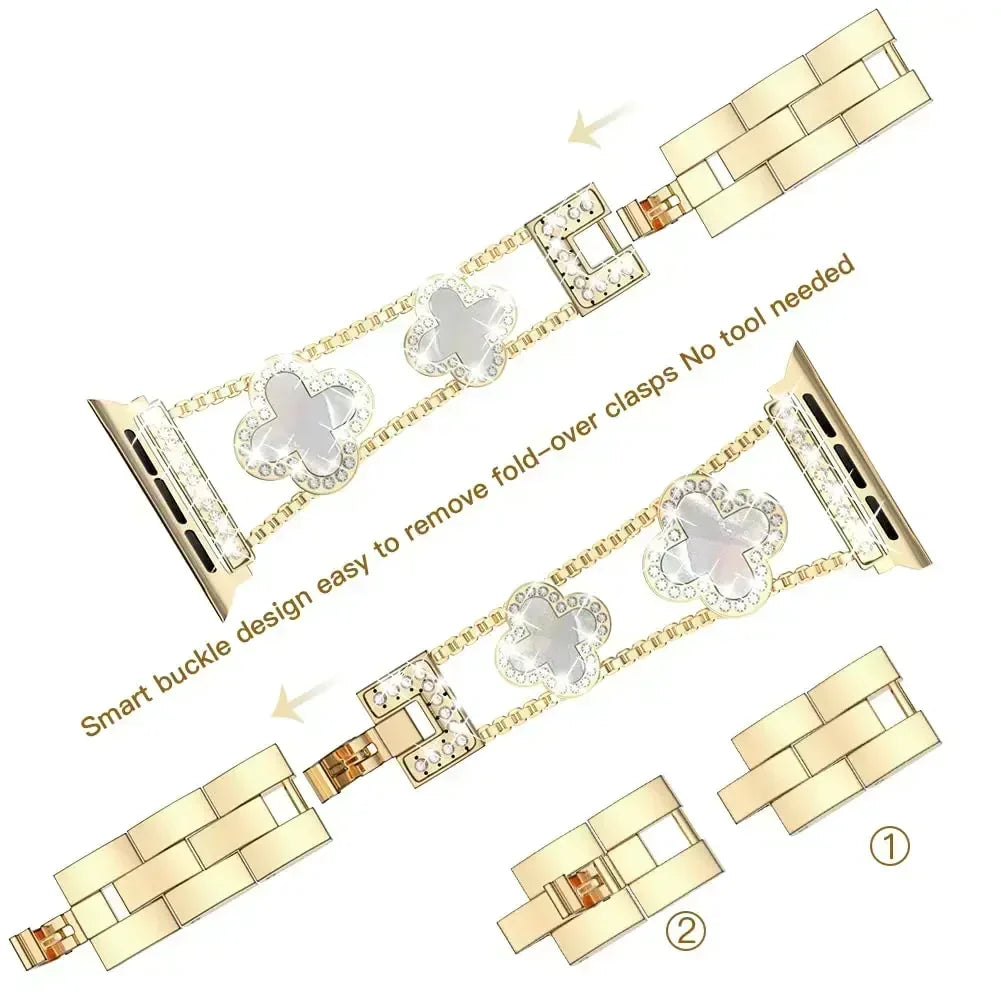 Diamond Clover Strap for Apple Watch - Strapsology