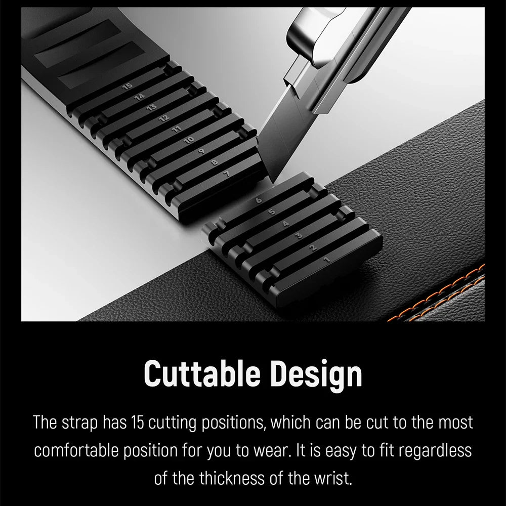 FlareFlex Silicone Strap for Apple Watch