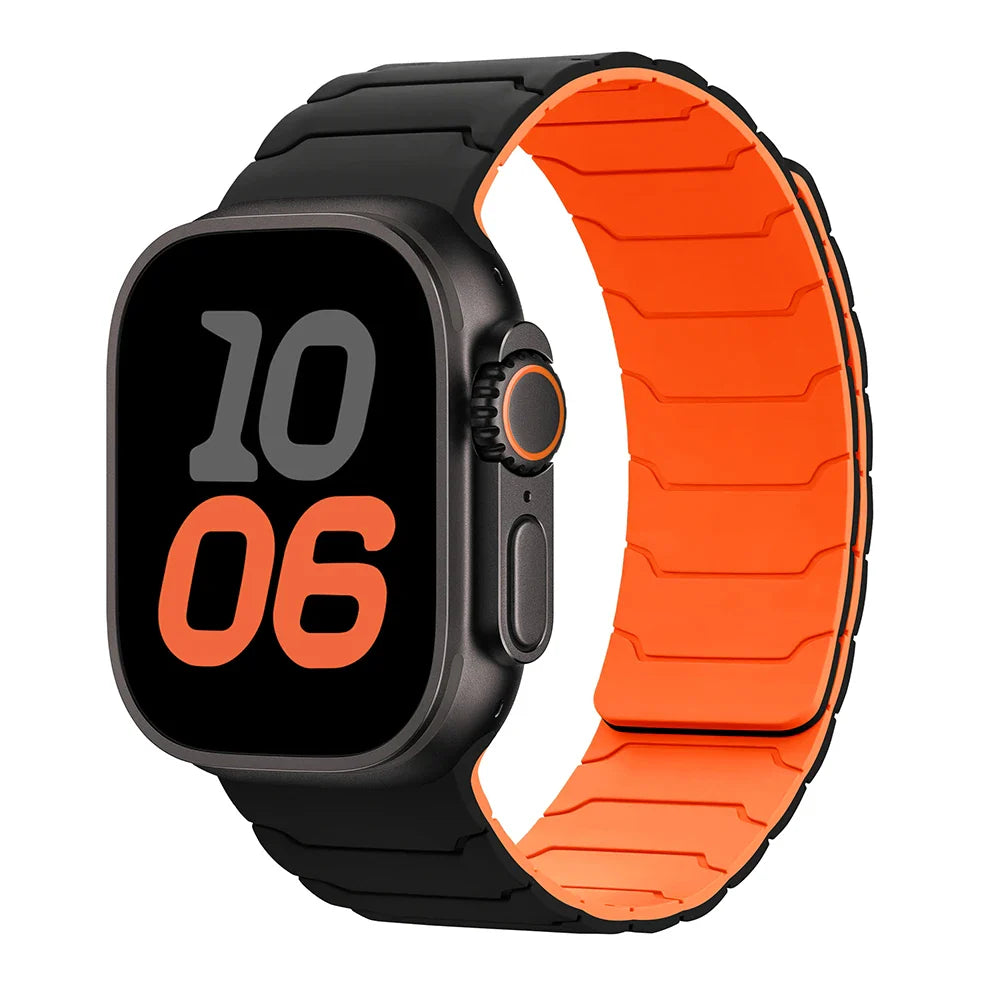 Magnetic Silicone Sport Strap for Apple Watch - Strapsology