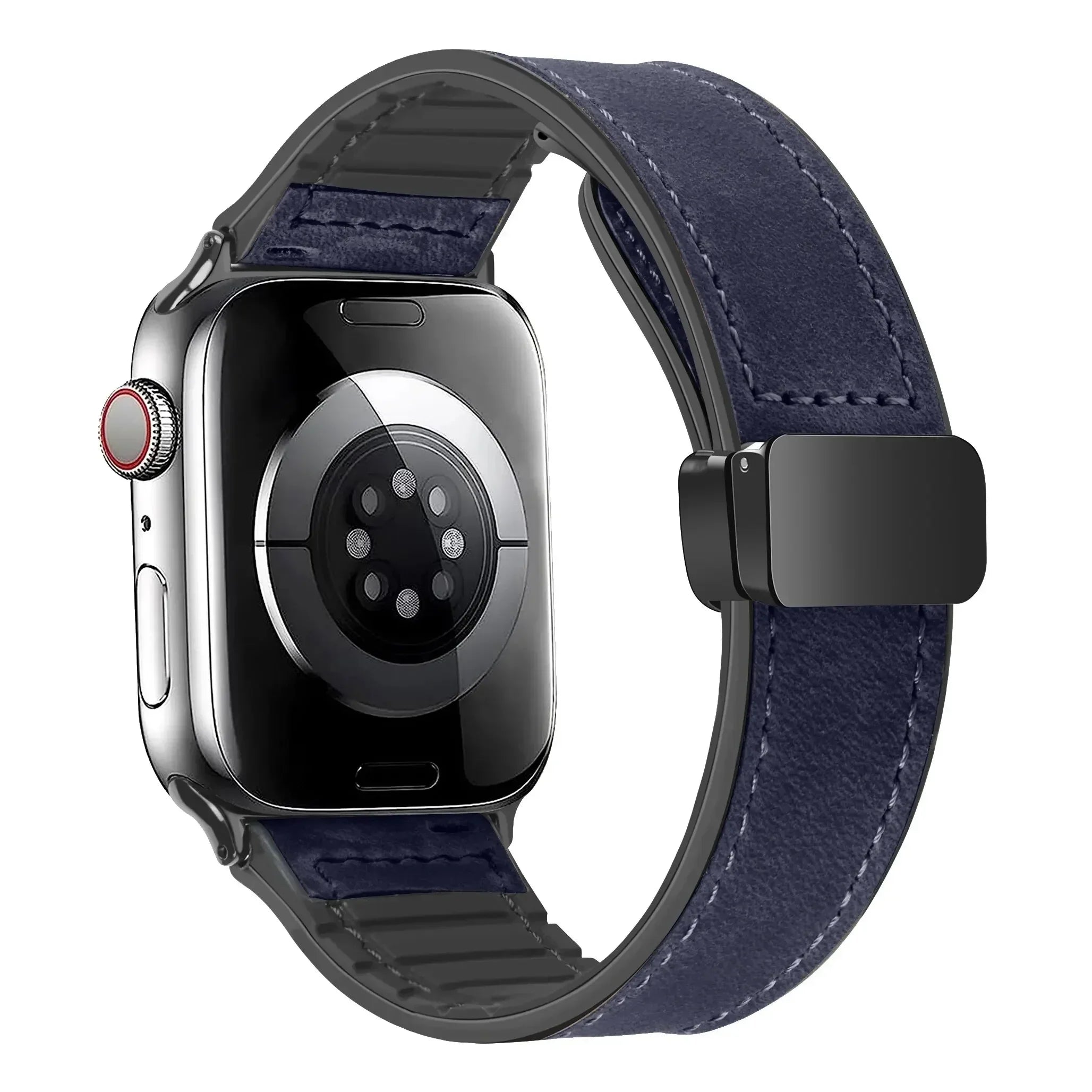 Leather and Silicone Strap For Apple Watch - Strapsology