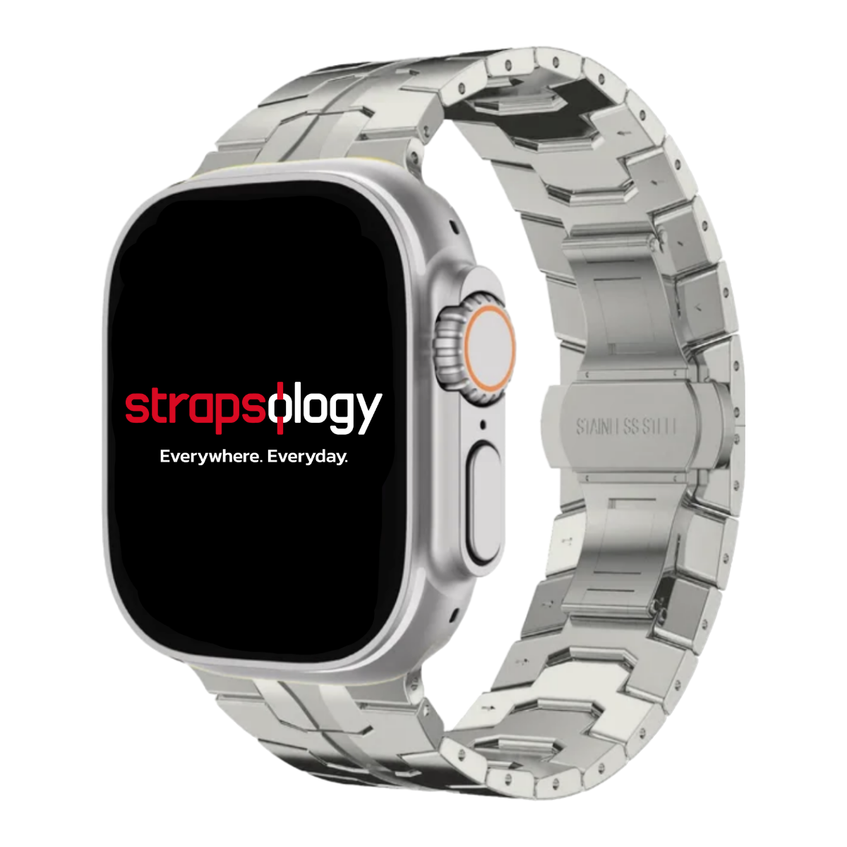 Stainless Steel Iron Man Strap For Apple Watch