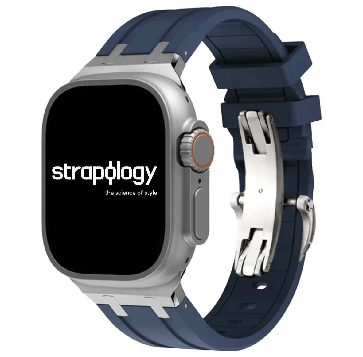 Ultra Butterfly Clasp Silicone Strap for Apple Watch