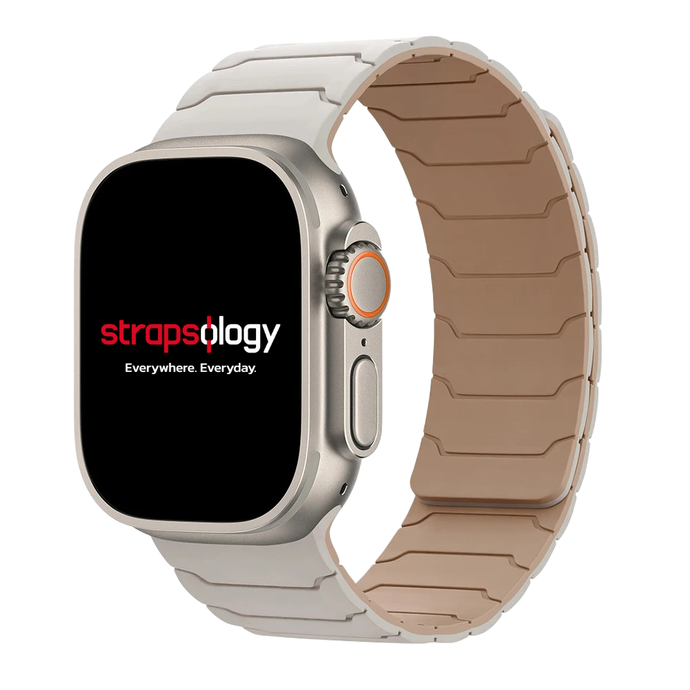 Magnetic Silicone Sport Strap for Apple Watch - Strapsology
