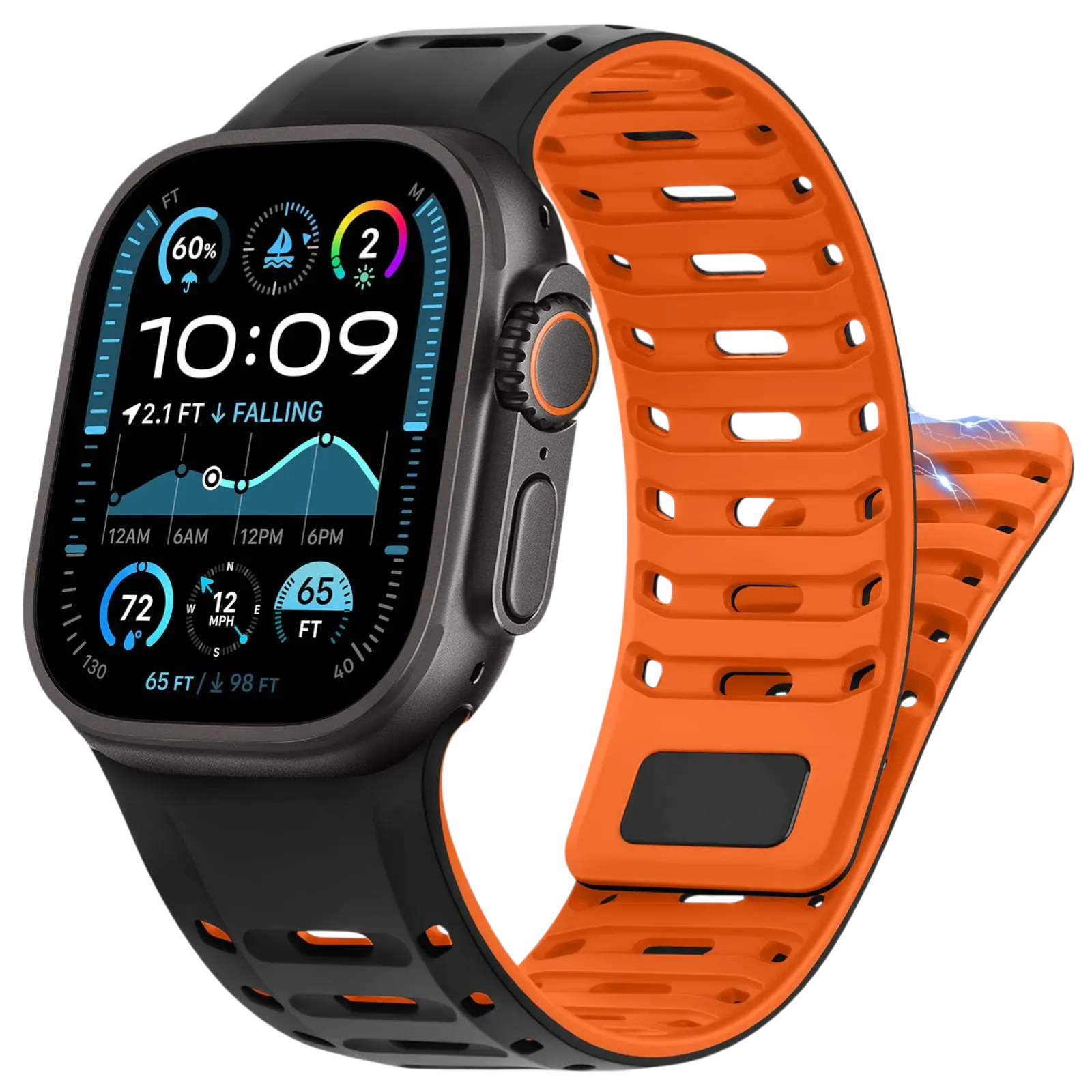 Sport Silicone Magnetic Strap For Apple Watch - Strapsology