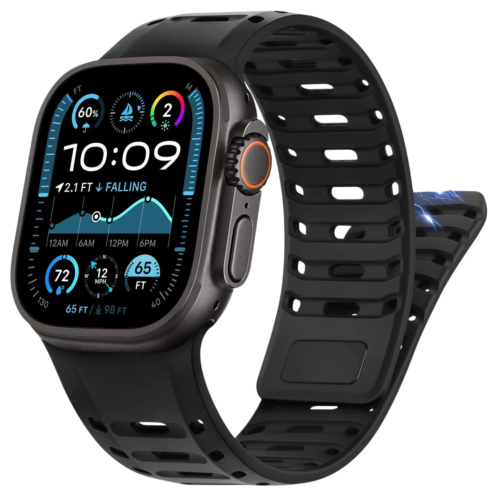 Sport Silicone Magnetic Strap For Apple Watch - Strapsology