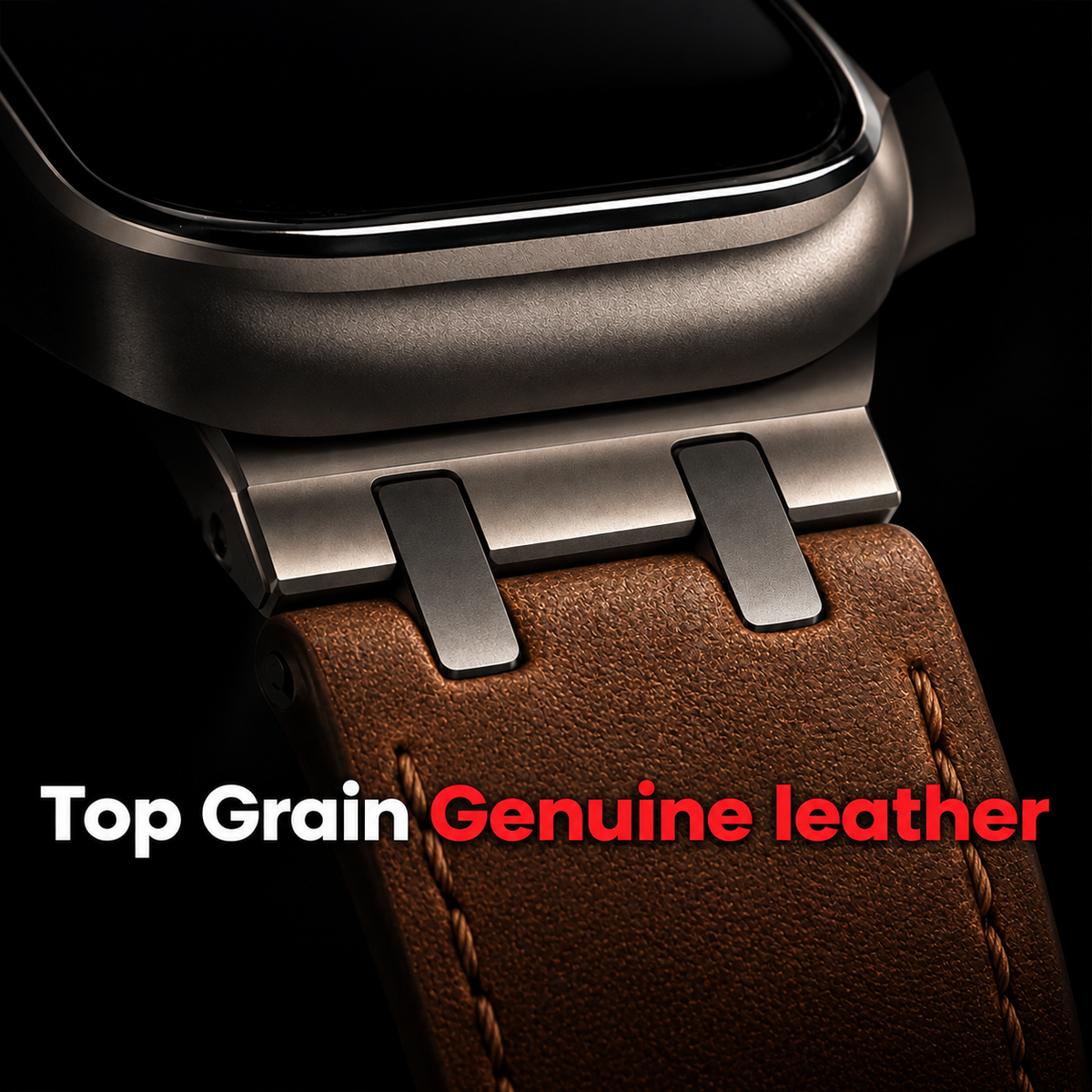 Cowhide Leather Band for Apple Watch