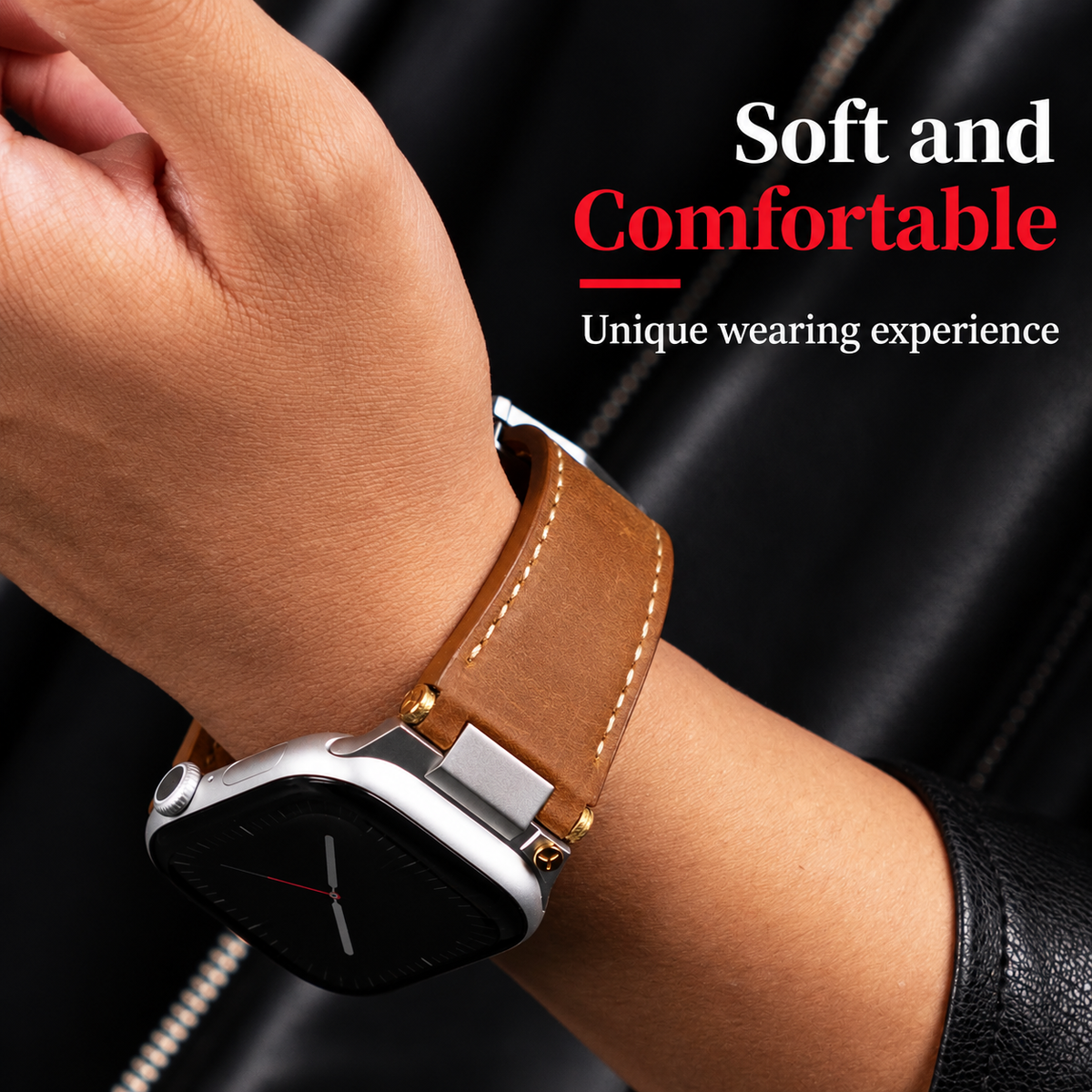 Premium Leather Band for Apple Watch