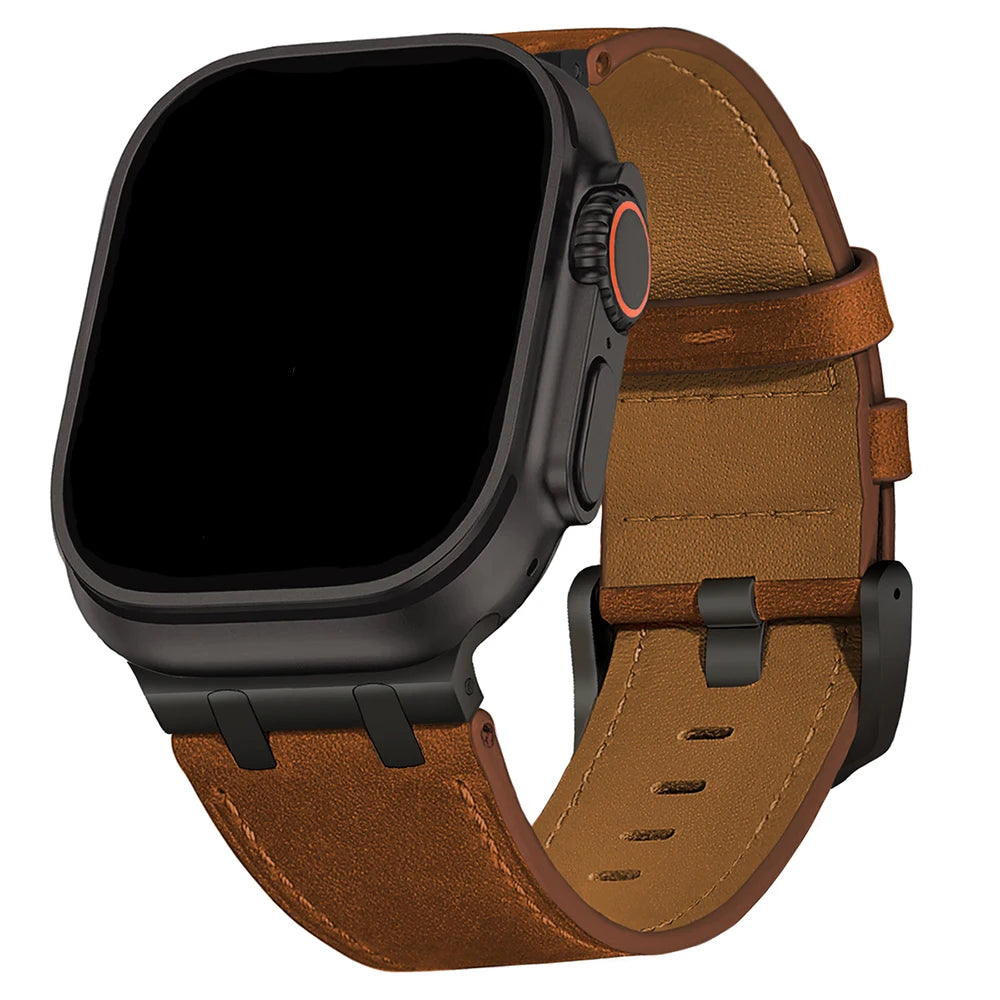 Cowhide Leather Band for Apple Watch