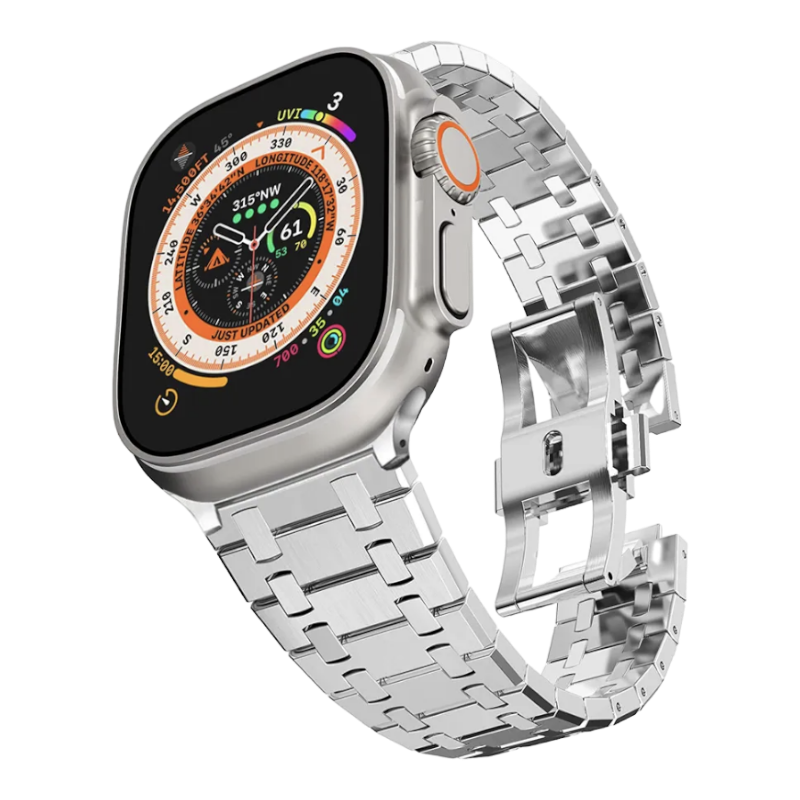 Stainless Steel Royal O Strap For Apple Watch Ultra - Strapsology