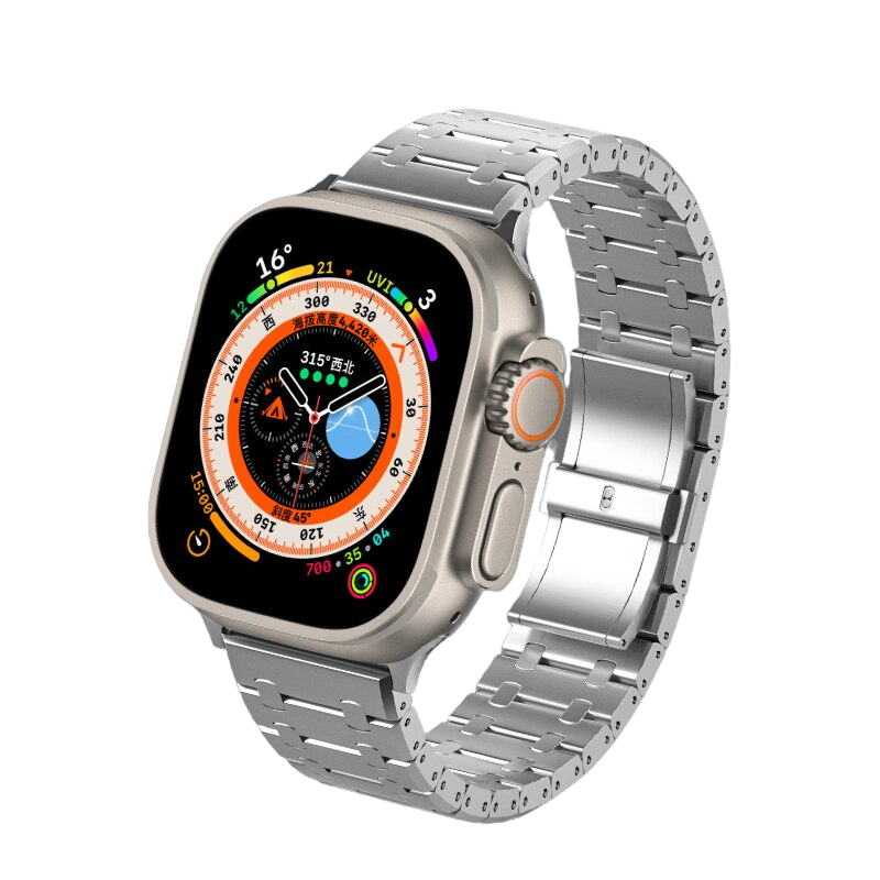 Stainless Steel Royal O Strap For Apple Watch Ultra - Strapsology