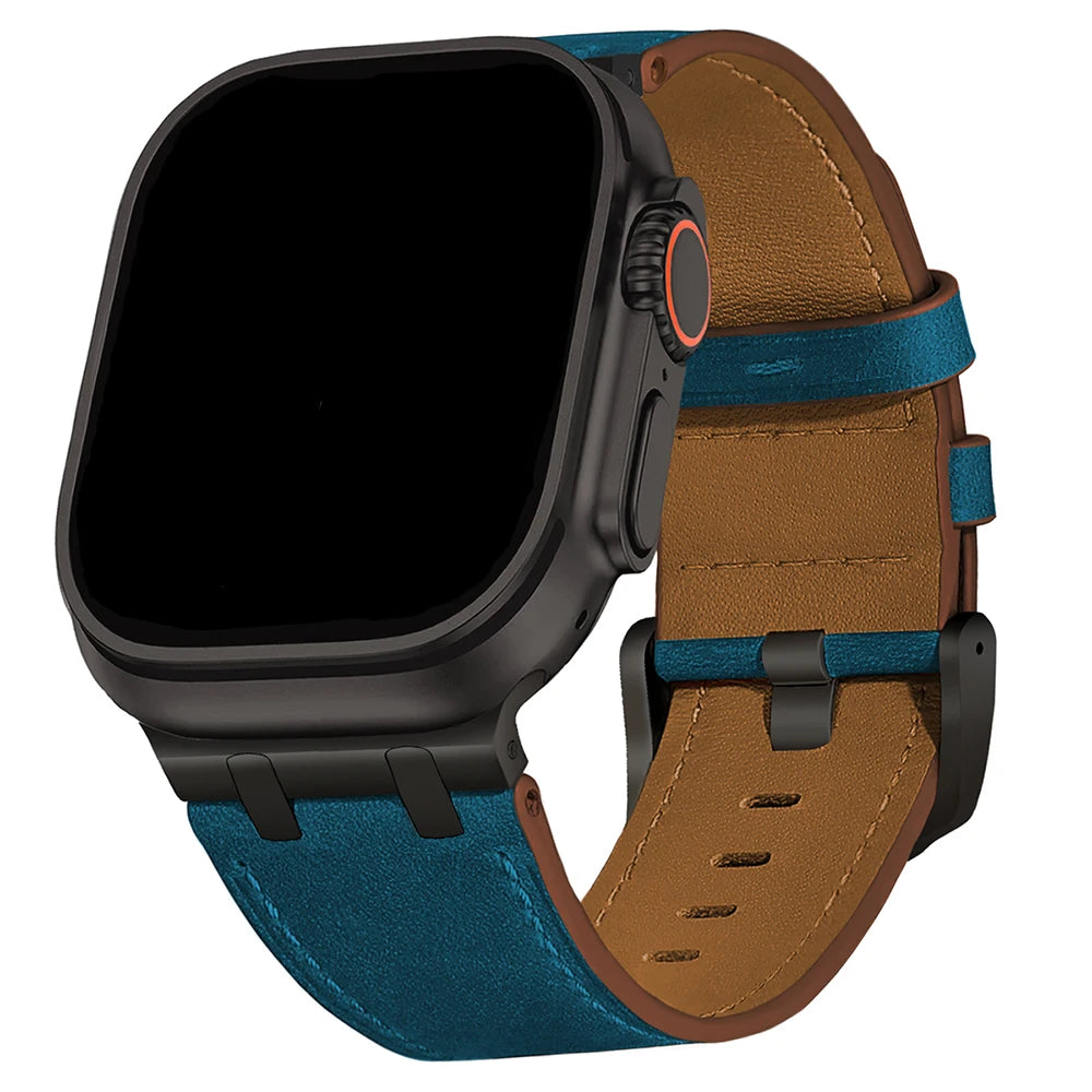 Cowhide Leather Band for Apple Watch - Strapsology