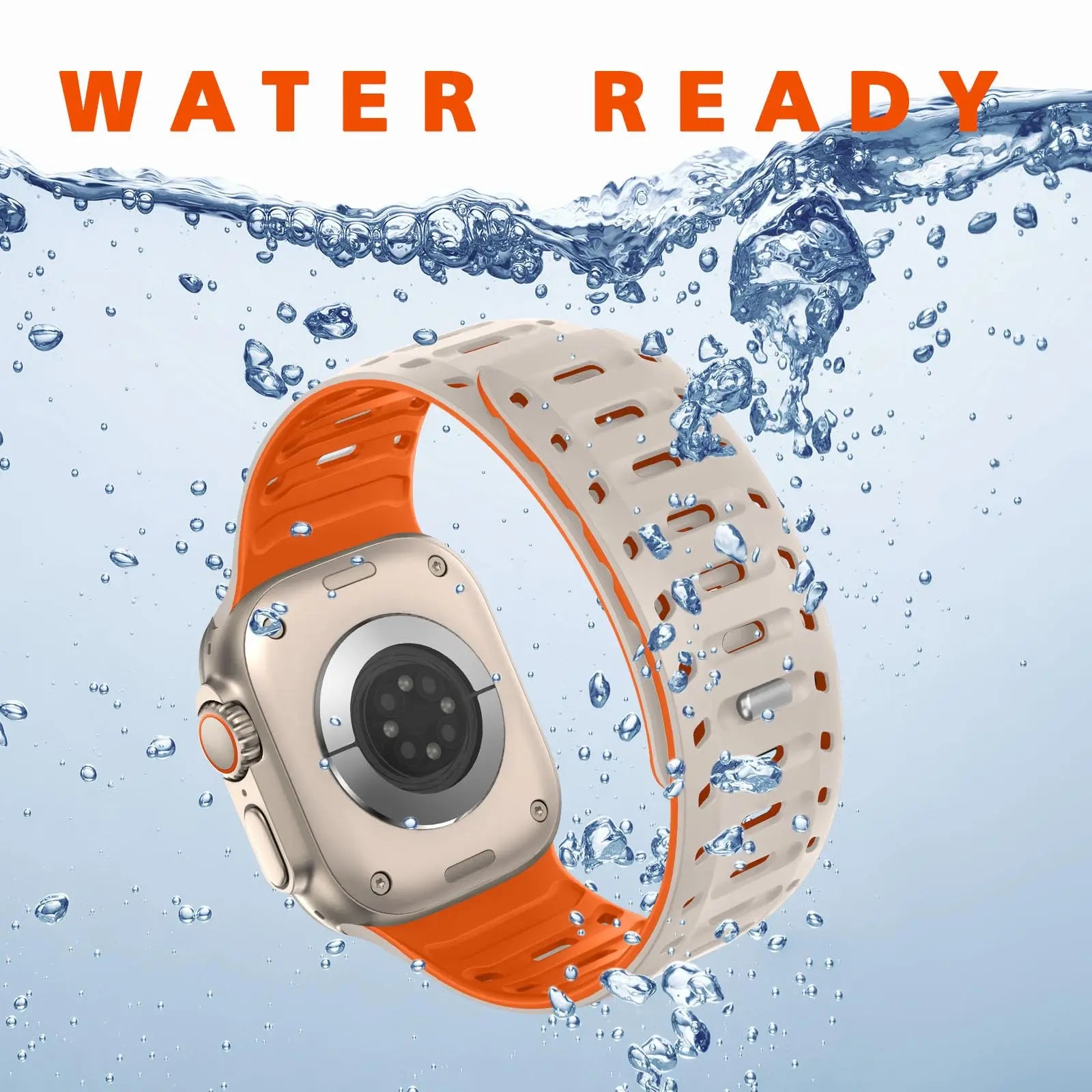 Sport Silicone Magnetic Strap For Apple Watch - Strapsology