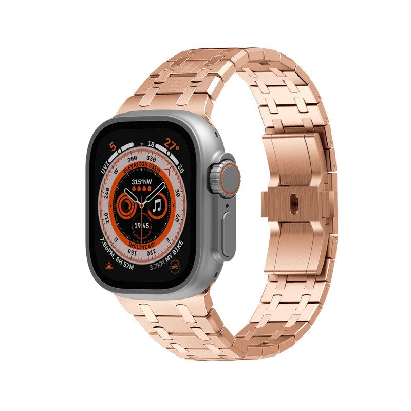Stainless Steel Royal O Strap For Apple Watch Ultra - Strapsology