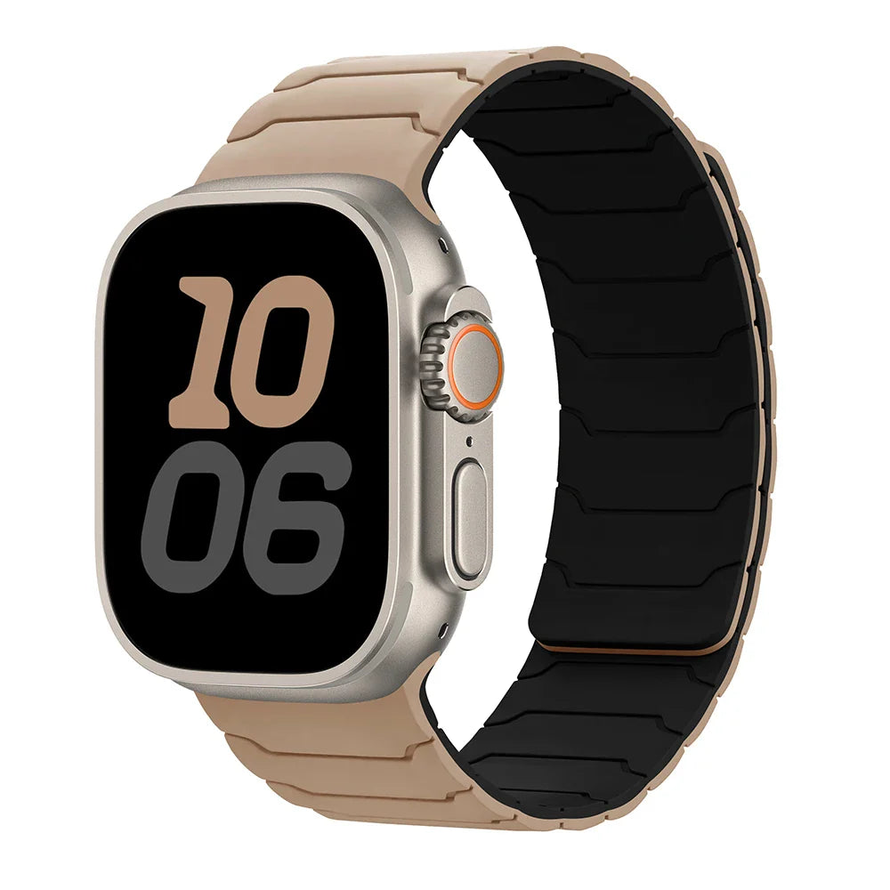 Magnetic Silicone Sport Strap for Apple Watch - Strapsology