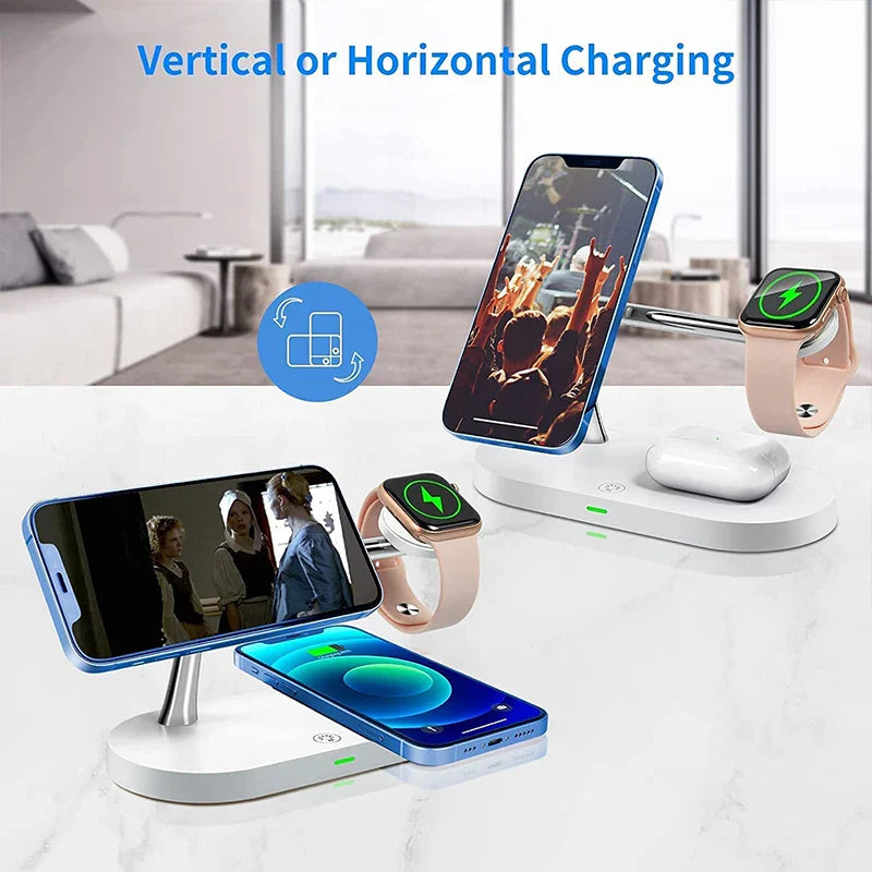 3 in 1 Wireless Magnetic Charger Stand For iPhone and Apple Watch