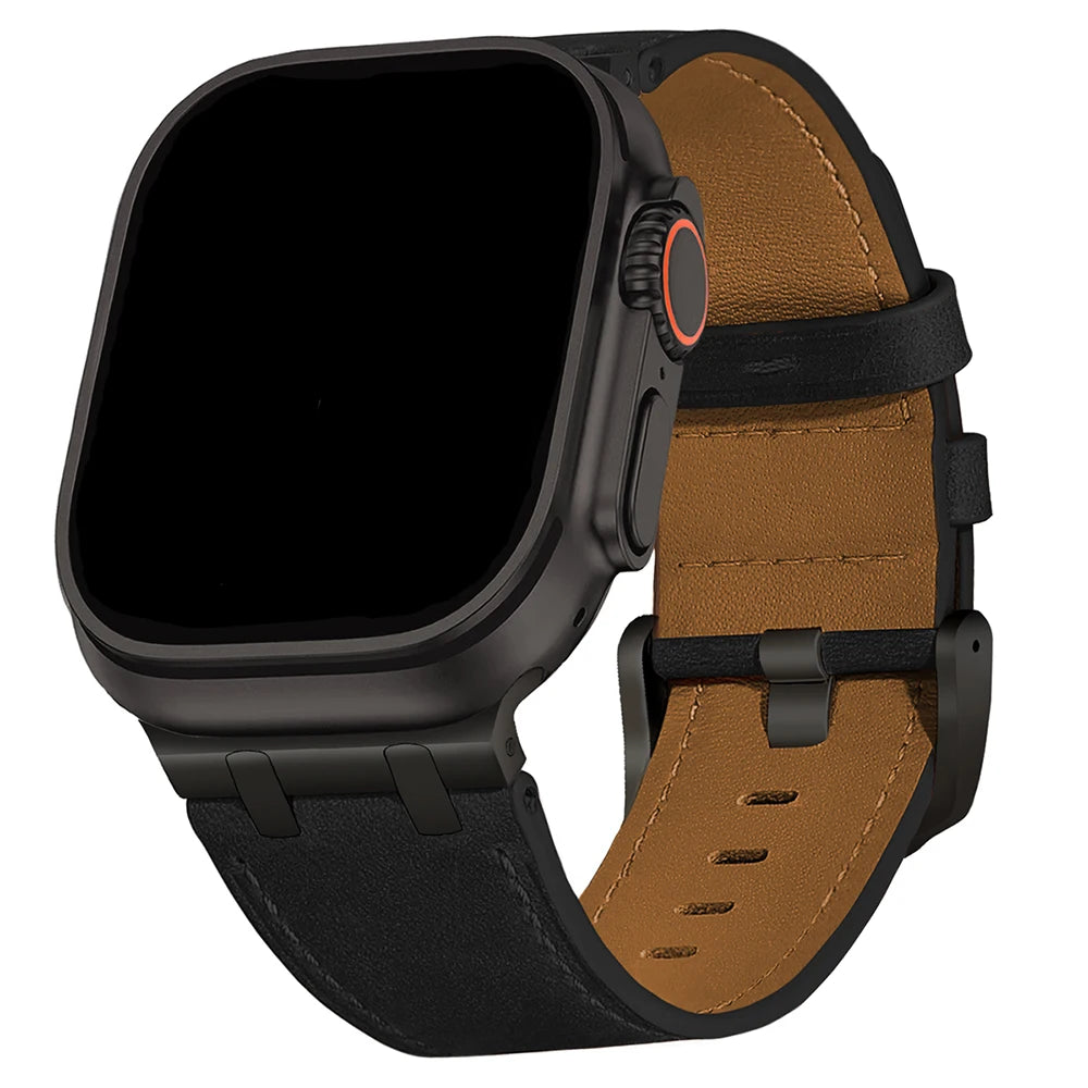 Cowhide Leather Band for Apple Watch - Strapsology