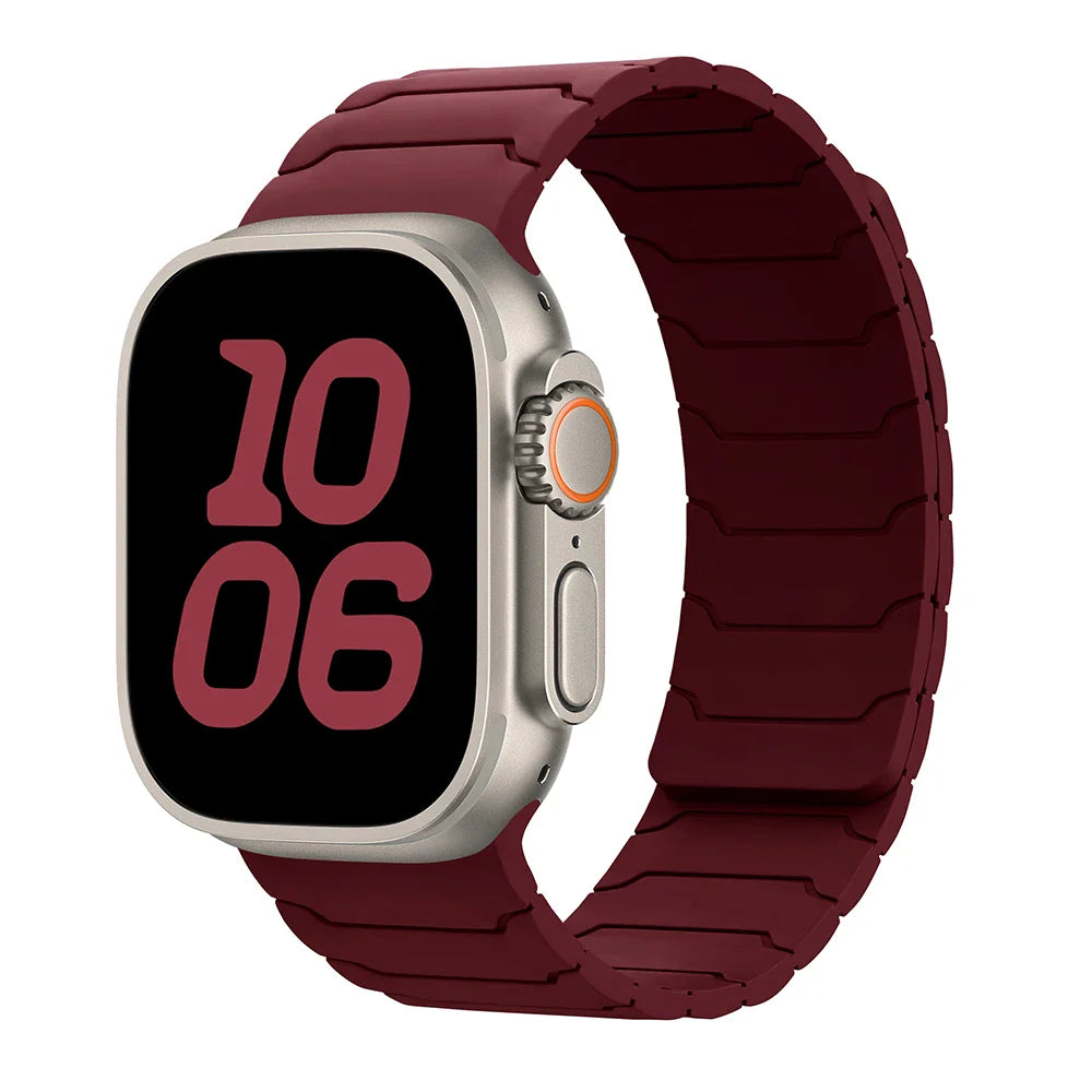 Magnetic Silicone Sport Strap for Apple Watch - Strapsology