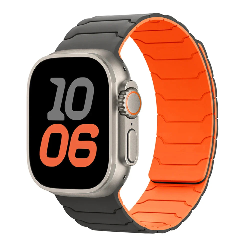 Magnetic Silicone Sport Strap for Apple Watch - Strapsology
