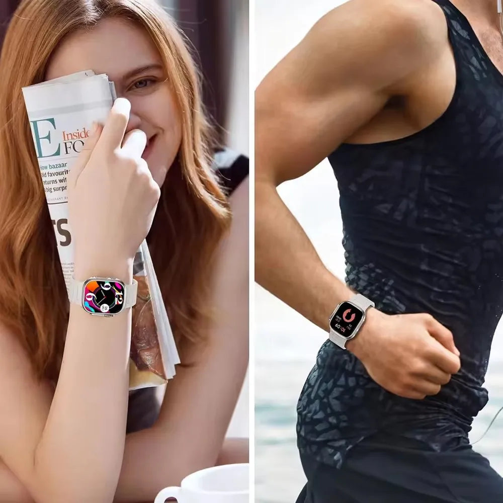 Magnetic Silicone Sport Strap for Apple Watch - Strapsology