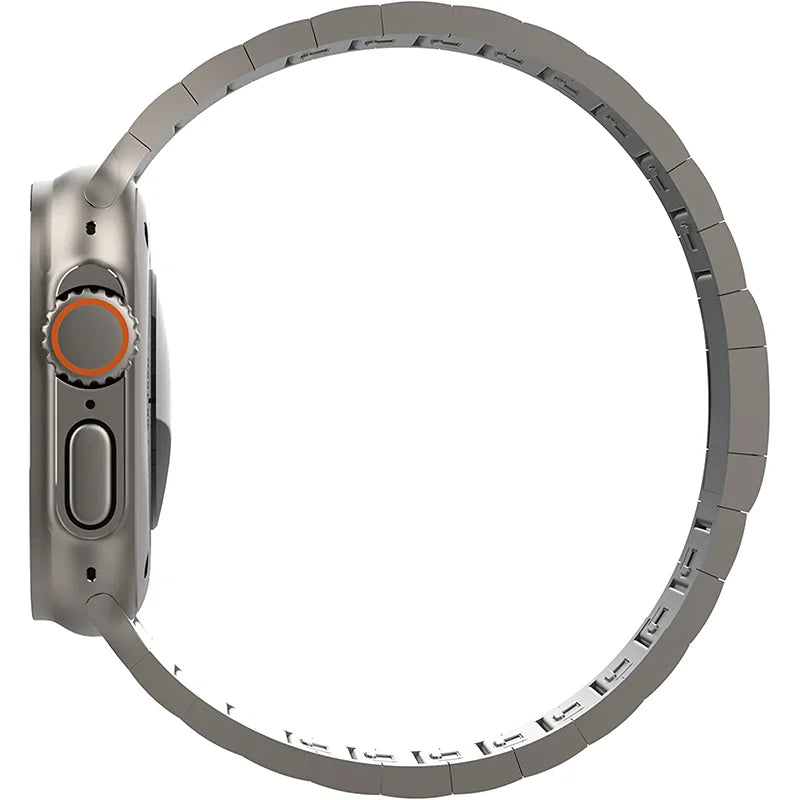 Stainless Steel Magnetic Link Strap for Apple Watch - Strapsology