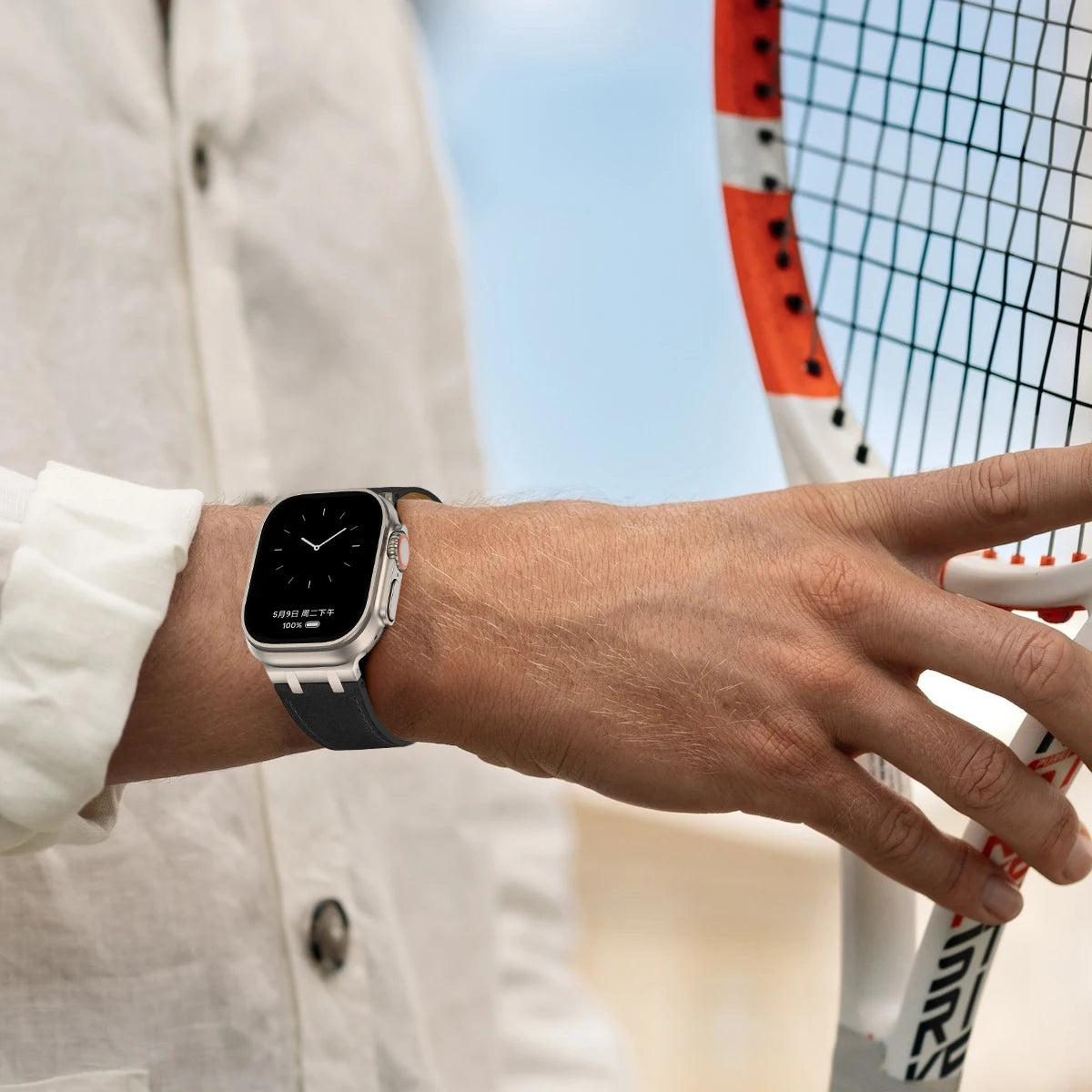 Cowhide Leather Band for Apple Watch - Strapsology