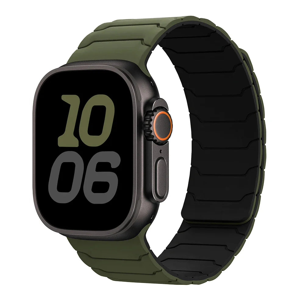 Magnetic Silicone Sport Strap for Apple Watch - Strapsology