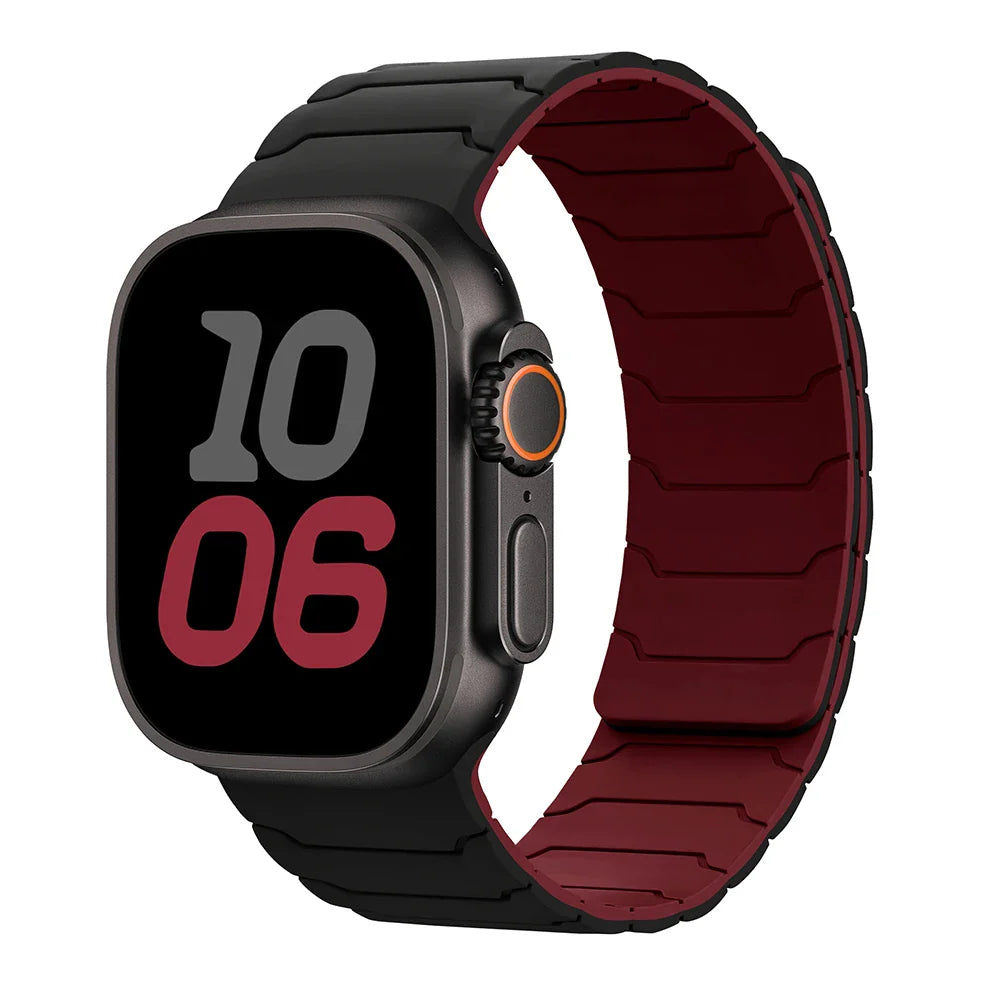 Magnetic Silicone Sport Strap for Apple Watch - Strapsology