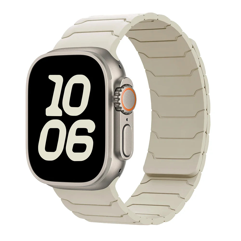 Magnetic Silicone Sport Strap for Apple Watch - Strapsology