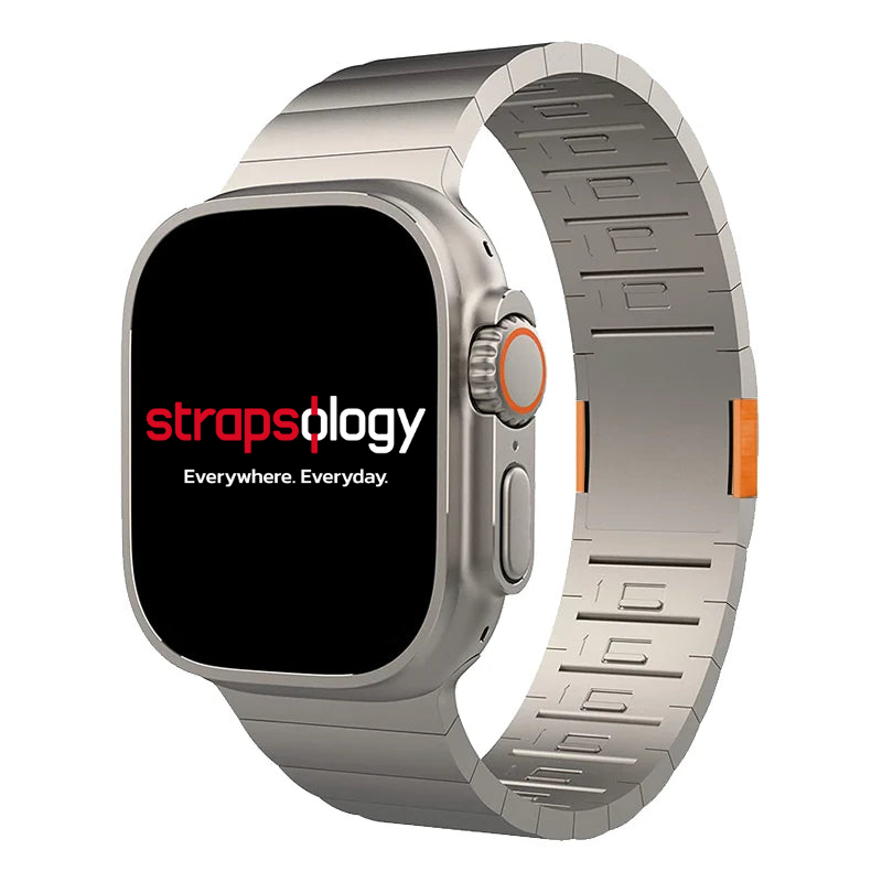 Stainless Steel Magnetic Link Strap for Apple Watch
