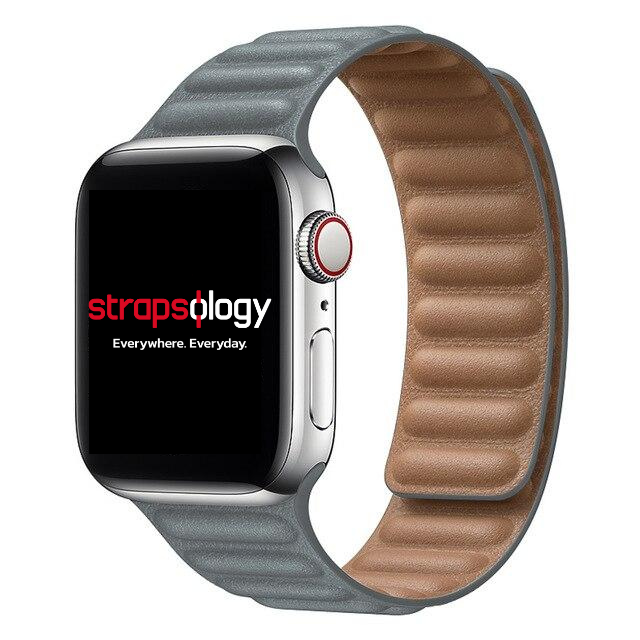 Leather Link Magnetic Strap for Apple Watch